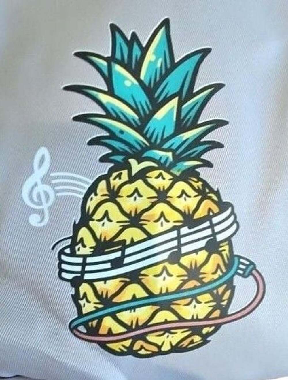 Pineapple Mini Backpack Gray - Picture 2 of 5